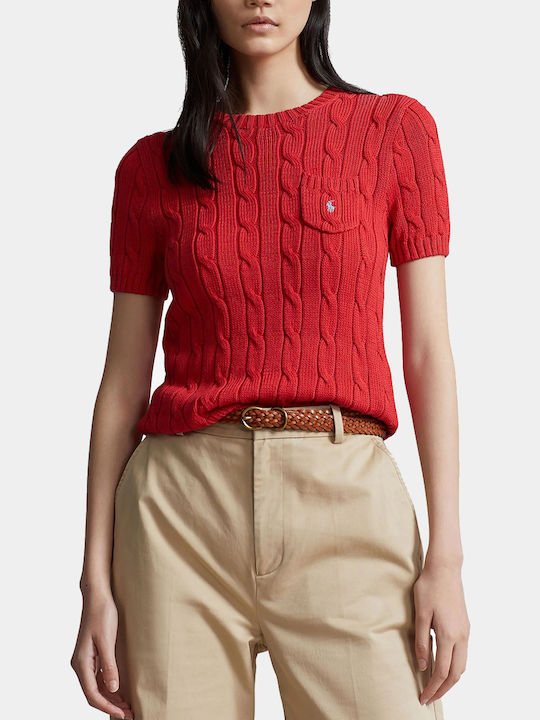 Ralph Lauren Women's Pullover Cotton Red