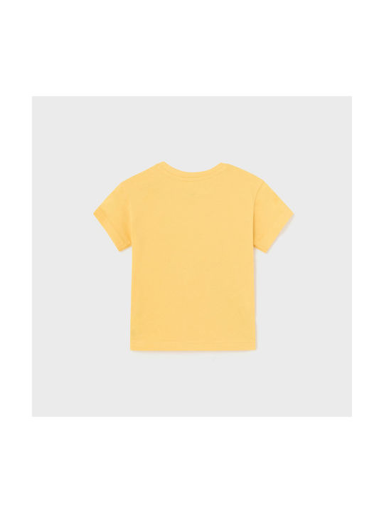 Mayoral Kids' T-shirt Yellow