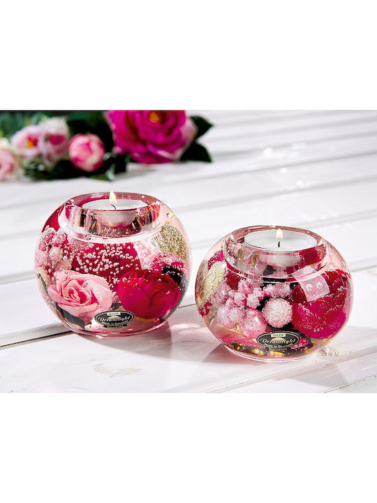 ArteLibre Candle Holder suitable for Tealights Glass 7cm 1pcs
