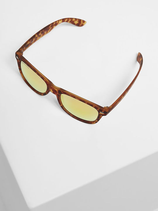 Urban Classics Sunglasses Brown with Acetate Frame & Orange Lens Urban Classics Sunglasses Brown with Acetate Frame & Orange Lens