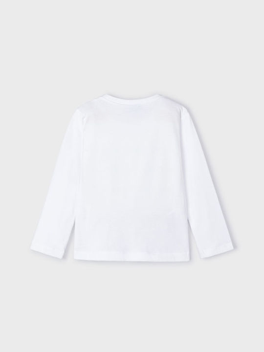 Mayoral Kids Blouse Long Sleeve White