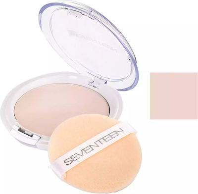 Seventeen Natural Silky Transparent Compact Powder 1 Ivory SPF15 10gr