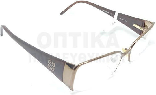 Givenchy Femei Metalic Rame Ochelari Auriu