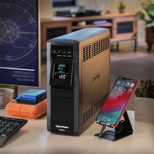 CyberPower CP1350EPFCLCD UPS Line-Interactive 1350VA 810W
