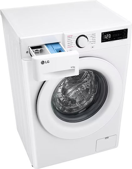 LG Πλυντήριο-Στεγνωτήριο Ρούχων 8kg/5kg Ατμού 1200 Στροφές