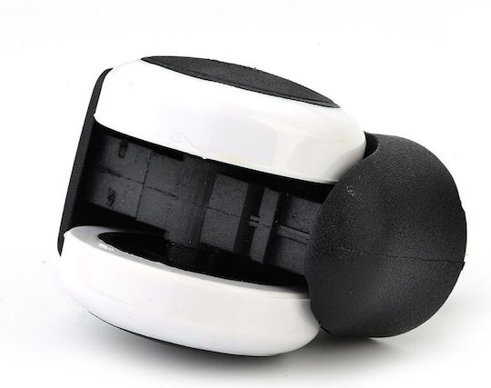 Праскова За Офис Стол Пластмаса 5 Бройки Черен