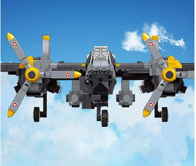 Plastic Building Block Combat Aircraft