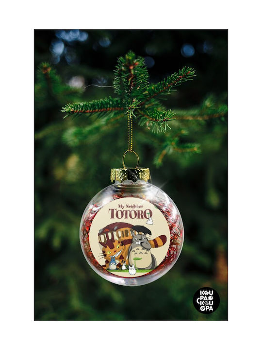 8cm Christmas Plastic Cat Ornament Transparent 8cm