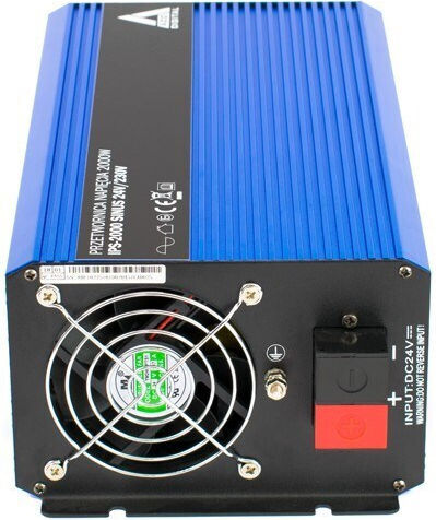 Azo Digital Converter Sinus PS-2000S Invertor Auto 2000W pentru Convertirea 24V DC în 230V AC