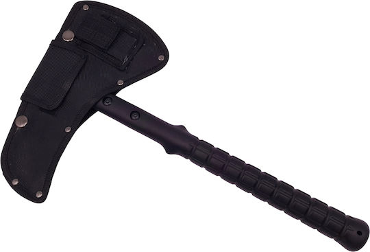 Topor de supraviețuire Adventure, Oțel inoxidabil, Negru, 41 Cm