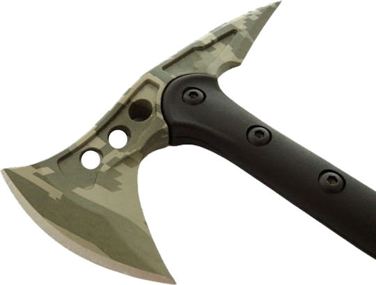 Tactical Camo, Stainless Steel, Green, 40 Cm Axe