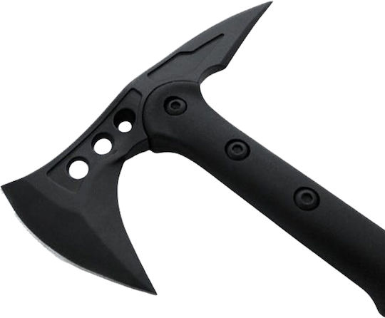 Topor de supraviețuire Tactical Spirit, Oțel Inoxidabil, Negru, 40 Cm