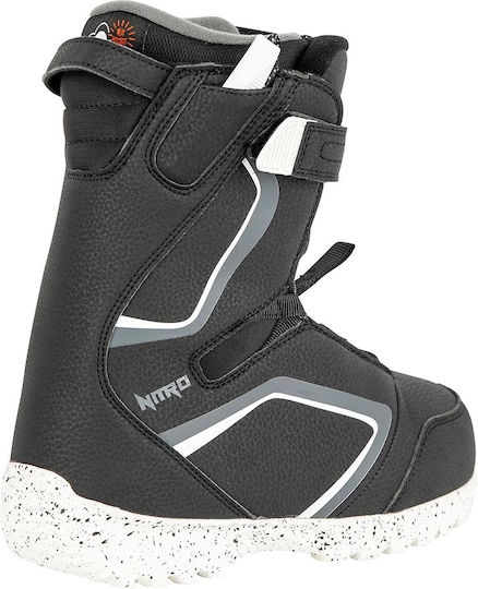 Nitro Droid Qls Παιδικές Μπότες Snowboard Μαύρο Χρώμα