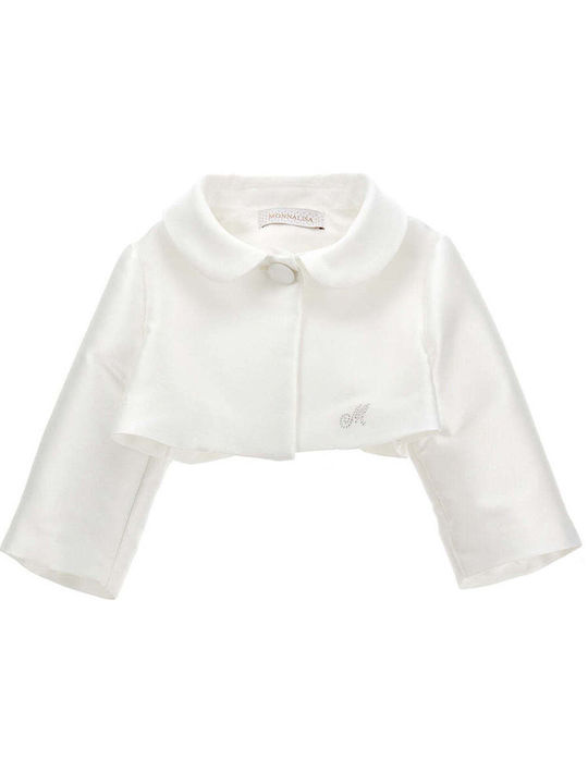 Monnalisa Kids Bolero White