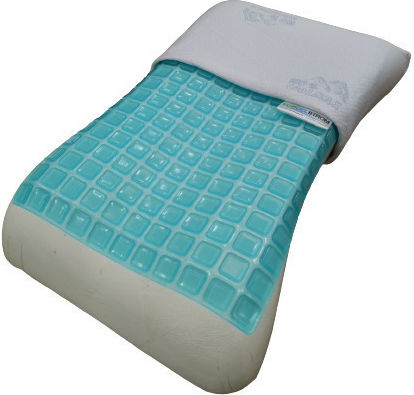 Ecogel Strom Cool Gel Deluxe Schlafkissen Gel Anatomisch Mittel ST29873 41x69x9cm