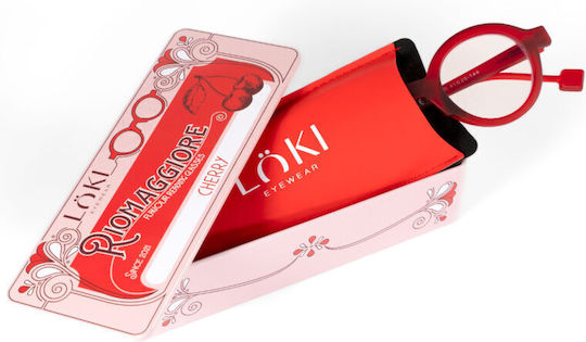 Loki Riomaggiore Κοκκάλινα Γυαλιά Προστασίας Οθόνης σε Μπορντό Χρώμα