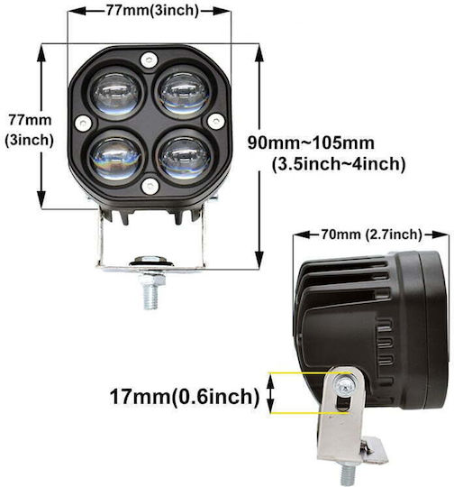 WorkPro Προβολέας Εργασίας Ρεύματος LED IP67