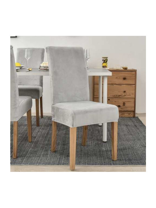 Ruhhy Elastic Cover for Chair Grey 1pcs