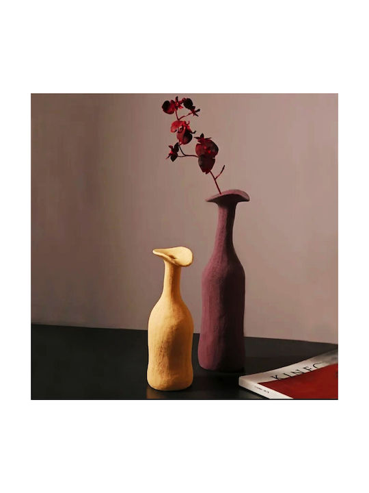 Διακοσμητικό Βάζο Keramik Gelb 20x20x20cm 1Stück