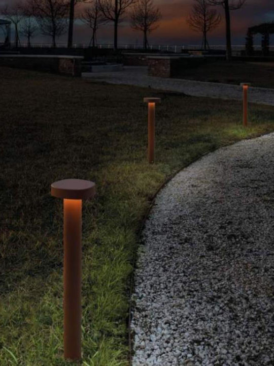 Zafferano Επιτοίχιο Εξωτερικό Φωτιστικό LED IP54 7W με Θερμό Λευκό Φως 12.4x13.3x4.9εκ.