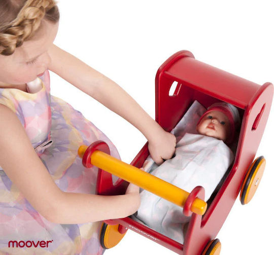 Moover Καρότσι για Κούκλα από Ξύλο