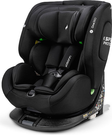 Osann One 360 Baby Car Seat i-Size with Isofix All Black 0-36 kg