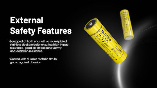 NiteCore NL2153HP Презареждаща батерия 21700 Li-ion 5300mAh 3.6V 1бр