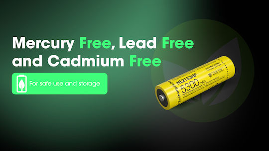 NiteCore NL2153HP Презареждаща батерия 21700 Li-ion 5300mAh 3.6V 1бр