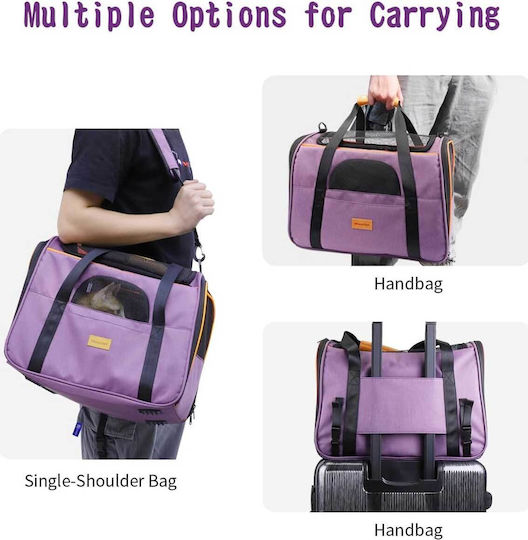 Morpilot Dog/Cat Carrying Blue Shoulder Bag for 7kg Pets