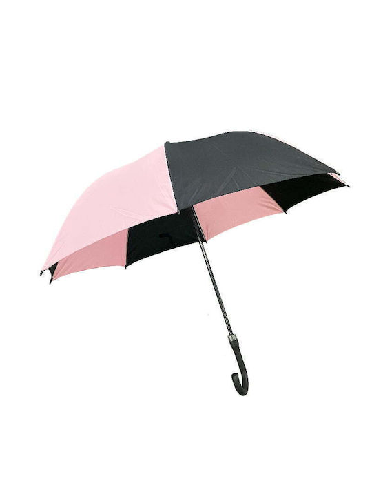Automatic Umbrella with Walking Stick Gray