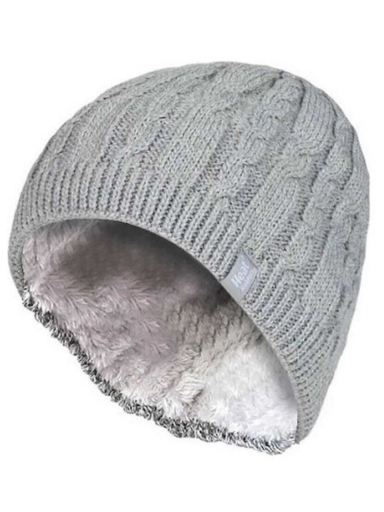 Heat Holders Beanie Beanie Knitted in Gray color