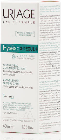 Uriage Hyseac 3-Regul+ Face Cream for Blemishes with Peptides 40ml