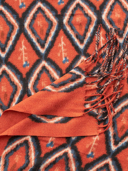 Women's Wool Scarf Portocaliu