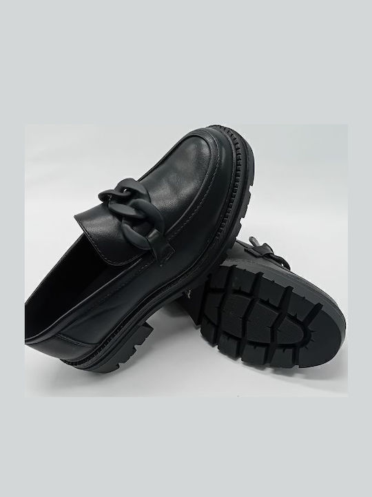 Damen Mokassins in Schwarz Farbe