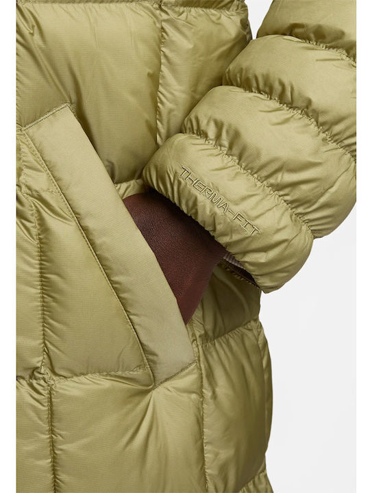 Essential Prima Women's Short Puffer Jacket for Winter Gold