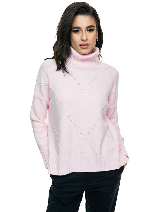 RichgirlBoudoir Women's Sweater Polka Dot Pink