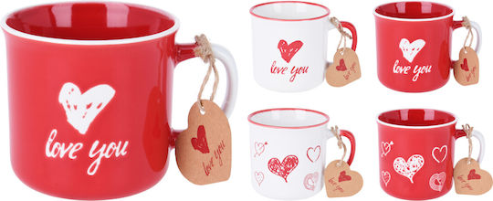 Koopman Mug from Porcelain Red 300ml