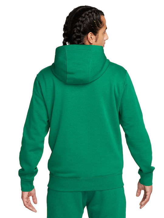 Nike M Nk Club Men's Sweatshirt with Hood GREEN