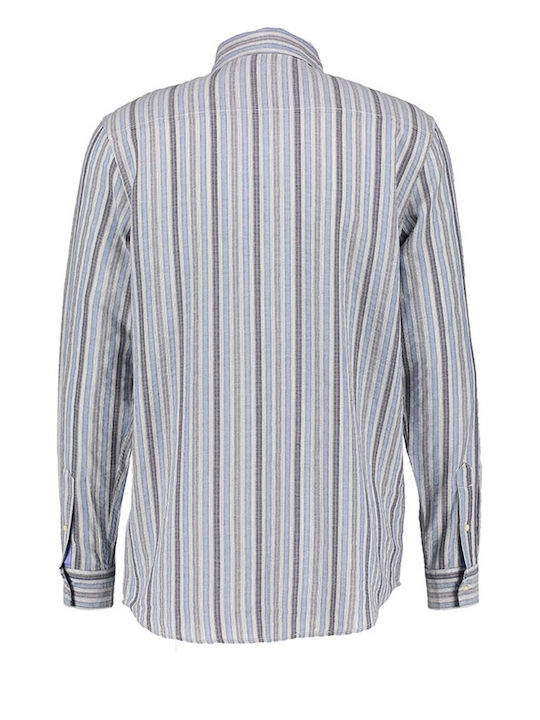 Scotch & Soda Dobby Stripe Bumbac Cămașă Albastru Scotch & Soda Dobby Stripe Bumbac Cămașă Albastru