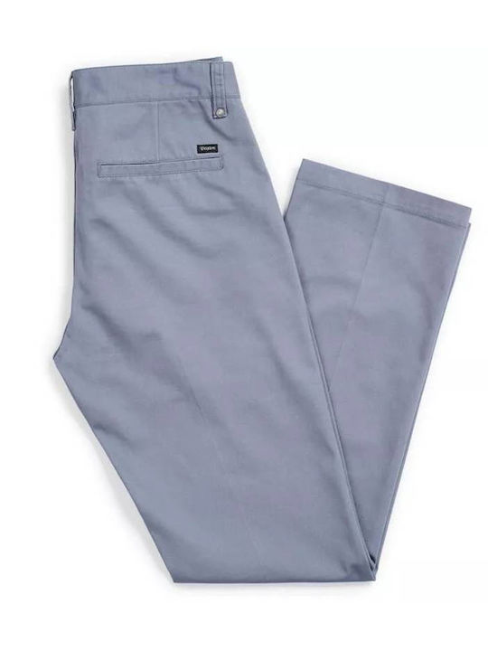 Brixton Men's Trousers in Loose Fit Gray