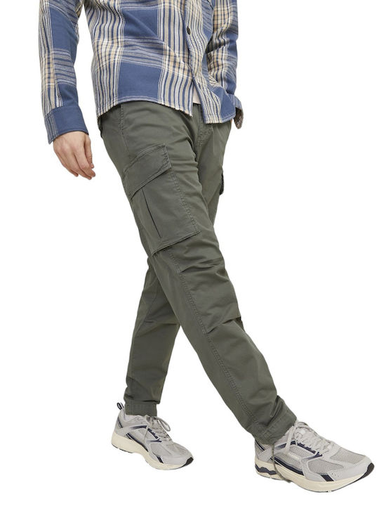 Trousers Cargo Elastic Agave Green