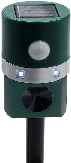 Factory Solar Pest Repeller Συσκευή Υπερήχων Απώθησης Γατών / Πουλιών / Τρωκτικών / Φιδιών Ηλιακή