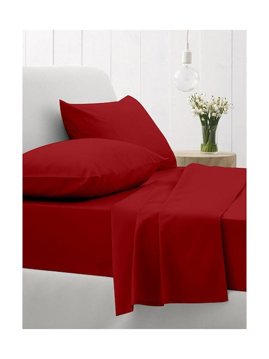 Sunshine Feelings Pillowcase Set with Envelope Cover Red 113 50x70cm.