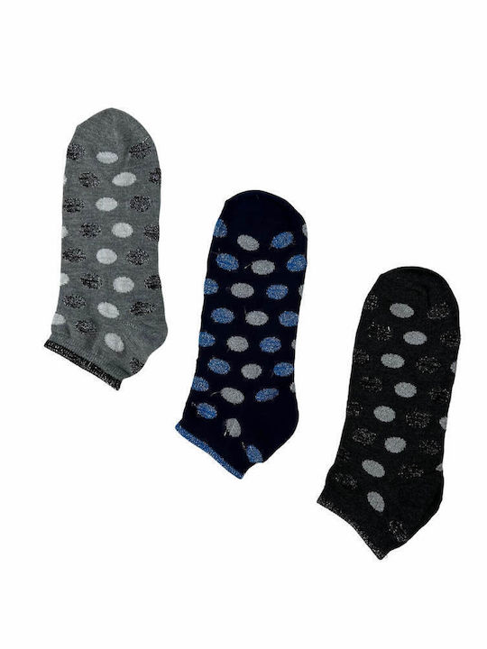 Yookie Γυναικείες Κάλτσες Πολυχρωμο 3Pack Yookie Γυναικείες Κάλτσες Πολυχρωμο 3Pack