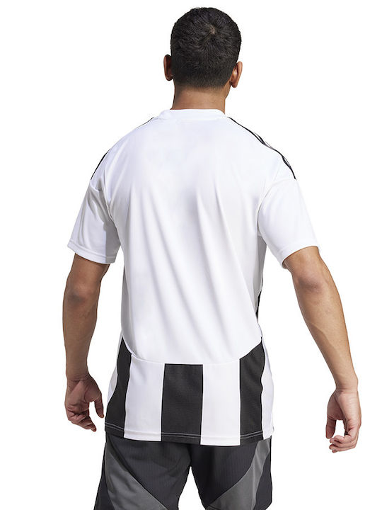 Adidas Ανδρική Αθλητική Μπλούζα Κοντομάνικη Λευκή