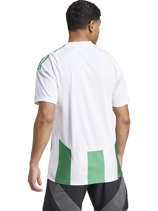 adidas Striped 24 Aeroready T-shirt Λευκό