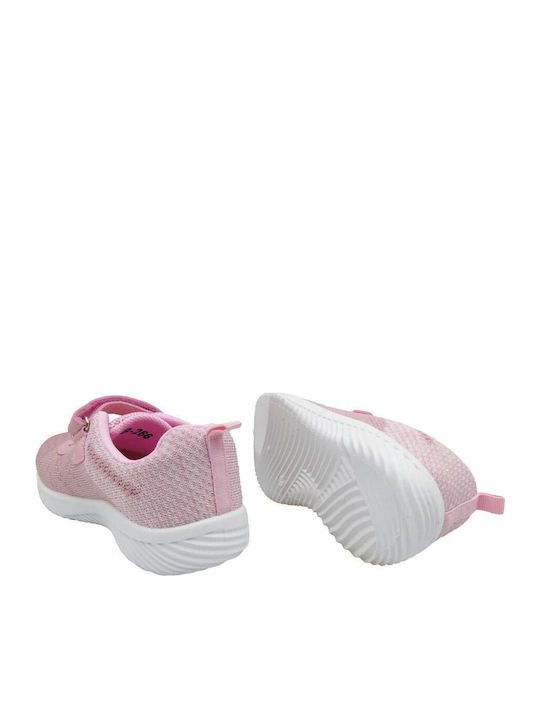 Kinder Sneakers mit Klettverschluss Rosa
