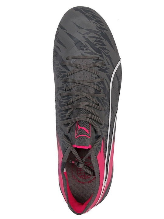 PUMA King Ultimate Rush Fußballschuhe mit Stollen Schwarz