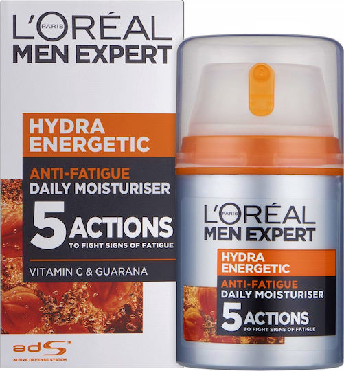 L'Oreal Paris Men Expert Hydra Energetic 24ωρη Ενυδατική Ανδρική Κρέμα Προσώπου με Βιταμίνη C 50ml