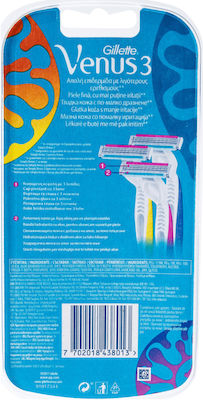 Gillette Gillette Venus 3 Multicolor 3+1 Δώρο